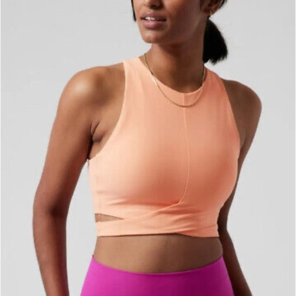Athleta Light Peach Sports Bra